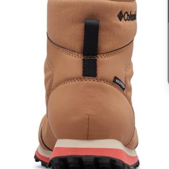 New Columbia Sz 6 Woman Youth Waterproof Shorty Boots Camel Gorpcore Fall Winter - Picture 4 of 5